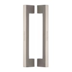 M Marcus Heritage Brass Back to Back Door Pull Handle Metro Design 305mm length